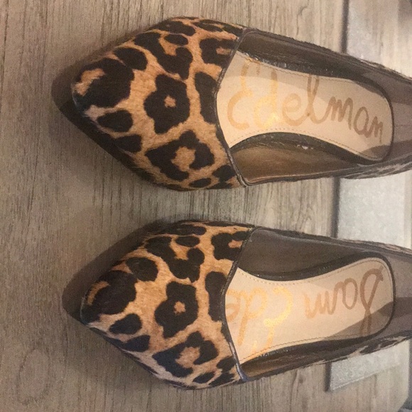 Sam Edelman Leopard Pump 2.5” Heel - Picture 3 of 4